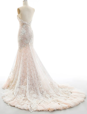 Lace Mermaid Fitted Gown